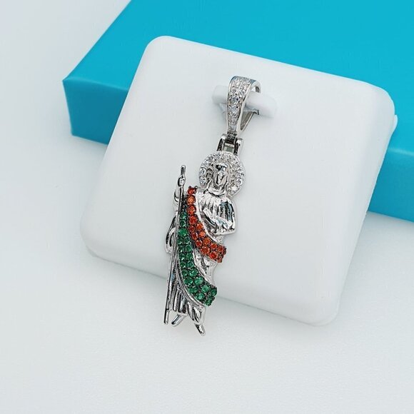 "925 Sterling Silver CZ Beautiful Pendant for Women, 1USPAR4066 - Picture 3 of 11